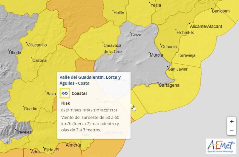 <span style='color:#780948'>ARCHIVED</span> - Murcia remains dry while the rest of Spain is soaked: weather forecast November 21-27