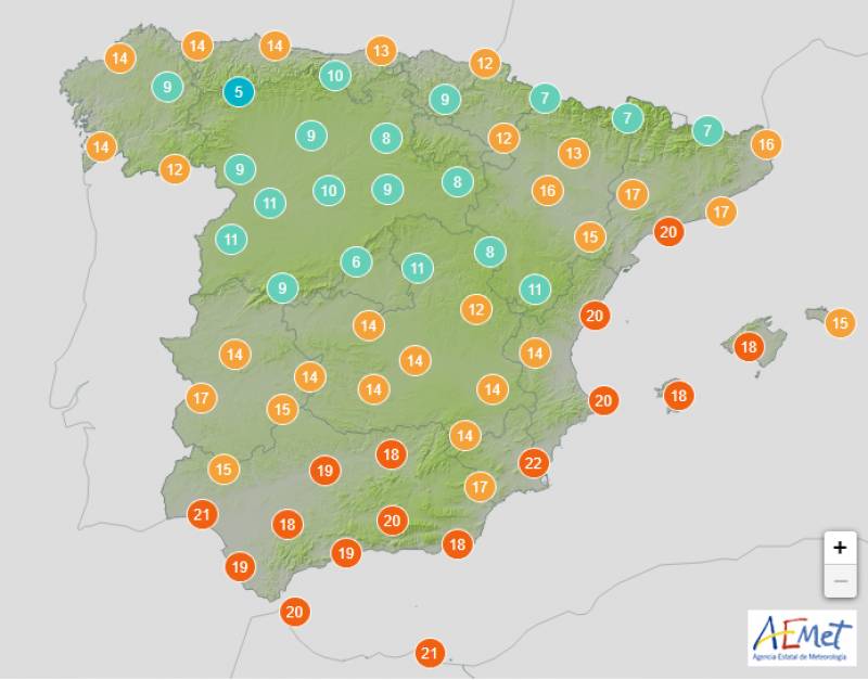 Winter whiplash arrives: Spain weather forecast November 20-23