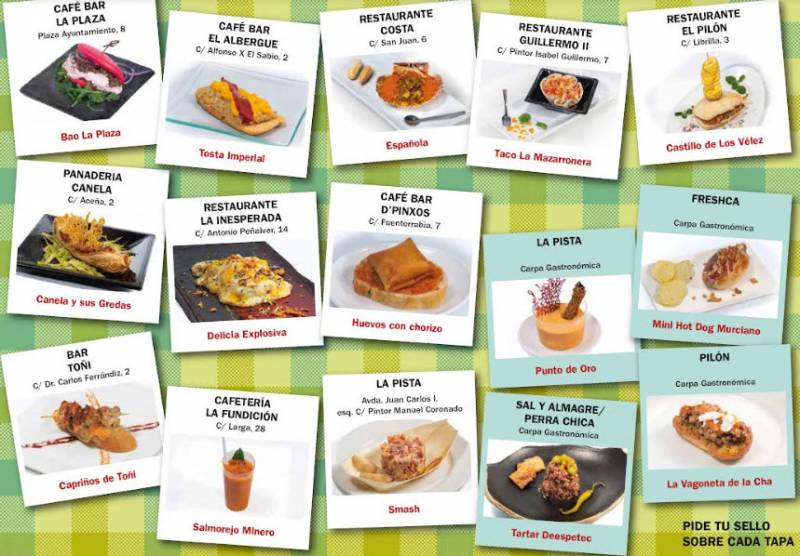 December 1 to 10 Fiestas patronales tapas route in Mazarron