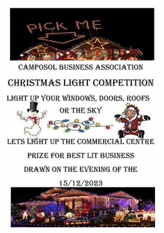 Camposol Commercial Centre Christmas lights competition – Pick a winner