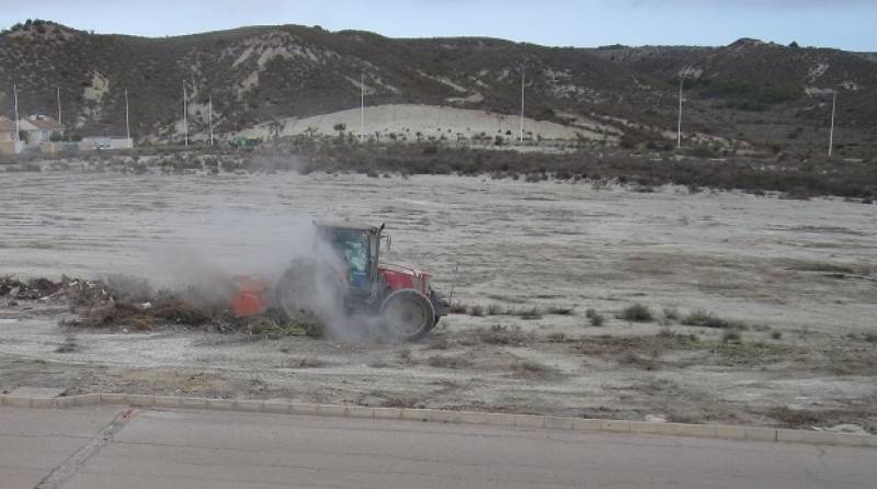Work starts clearing Camposol land plots... and it is not Mazarron Council