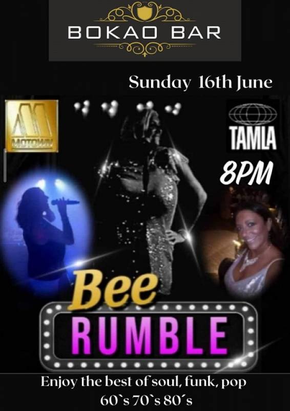 June 16 Bee Rumble performing at the Bokao Bar, Condado de Alhama Golf Resort