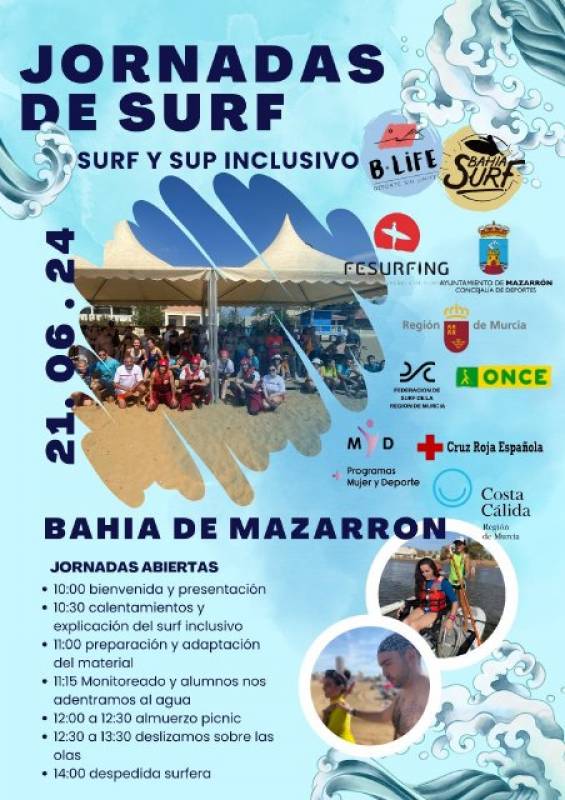 ! Camposol Today - June 21 Adapted Surfing Arrives At Bahia Beach ...