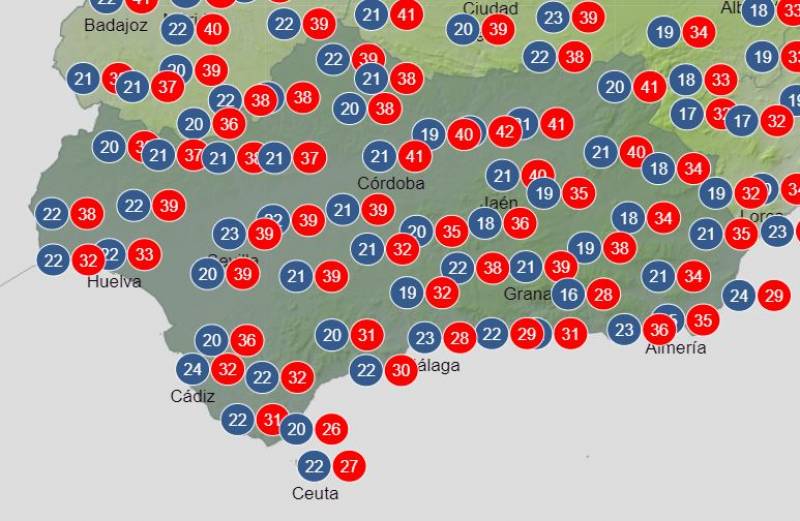 Up to 42 degrees this week: Andalusia weather forecast July 1-7