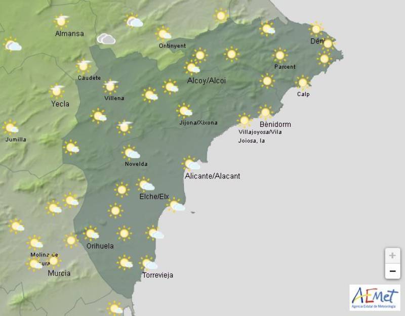 Dark, wet and windy: Alicante weather forecast October 10-13