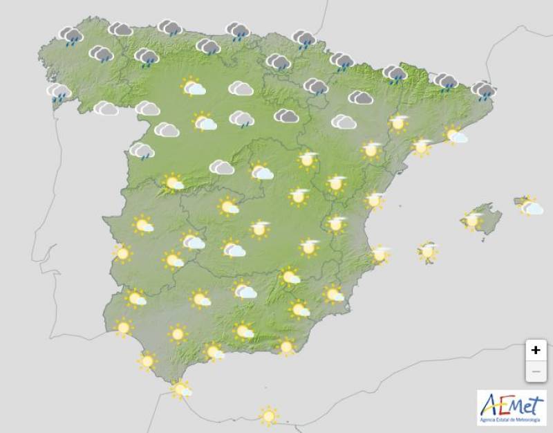 More settled weather this week: Spain forecast November 18-21