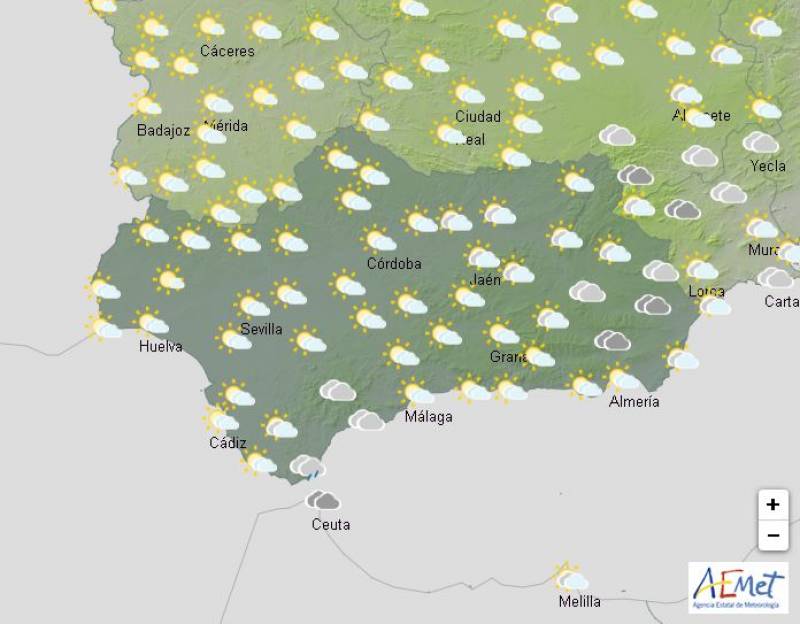 Torrential rain and storms ahead: Andalusia weekly weather forecast Dec 9-15