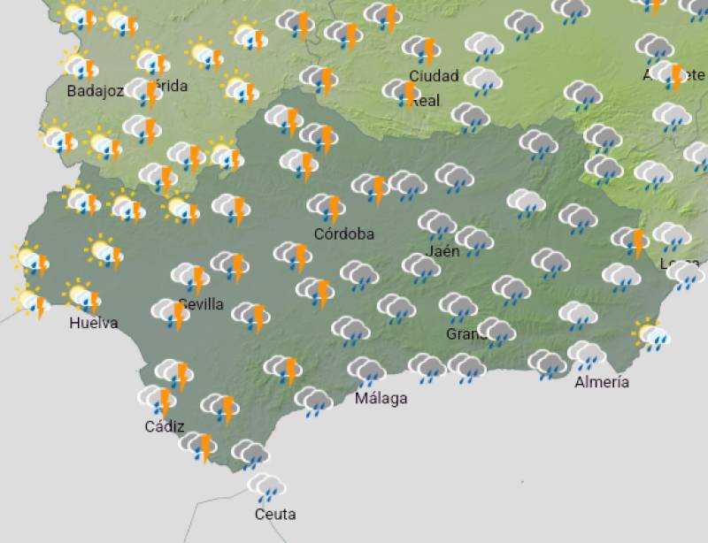 Andalucía weekend weather forecast: Thursday March 6-Sunday March 9