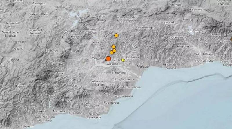 Seismic swarm in Malaga with a magnitude of up to 3.2 on the Richter scale