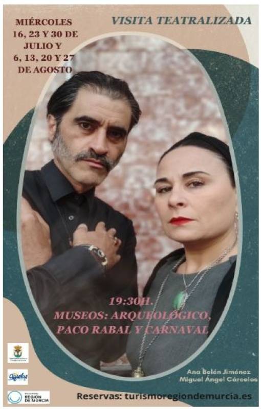 August 6 Free dramatized tour of three museums of Aguilas