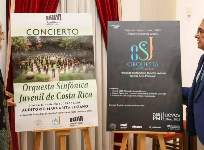 November 13 The Youth Orchestra of Costa Rica in Lorca