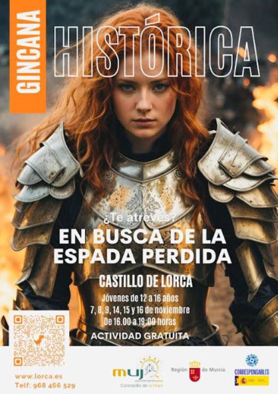 December 13 and 14 historical gymkhana for young teenagers at Lorca castle