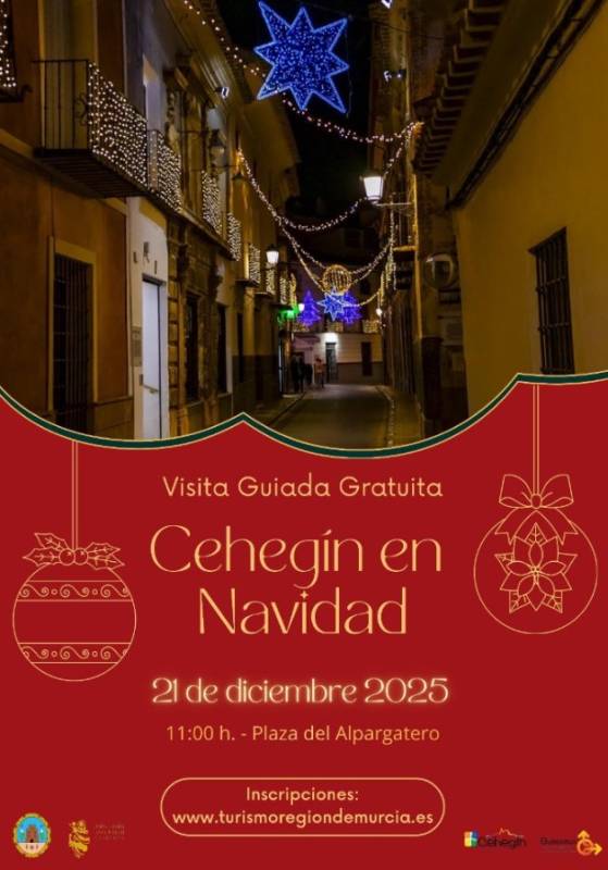 December 21 Free Christmas tour of Cehegín