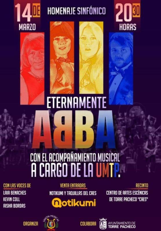 March 14 Abba tribute in Torre Pacheco