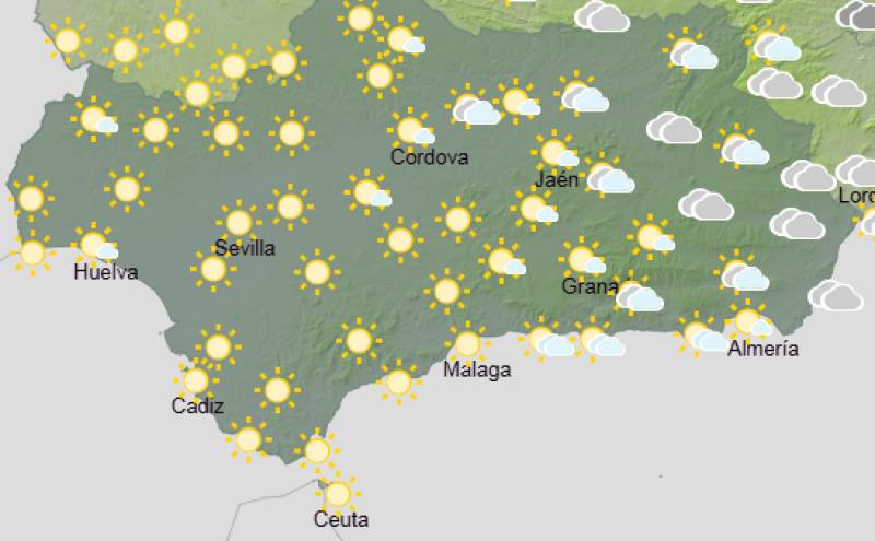 Andalucía weekend weather forecast March 12-15: Bright spells, chilly nights and a cooler weekend