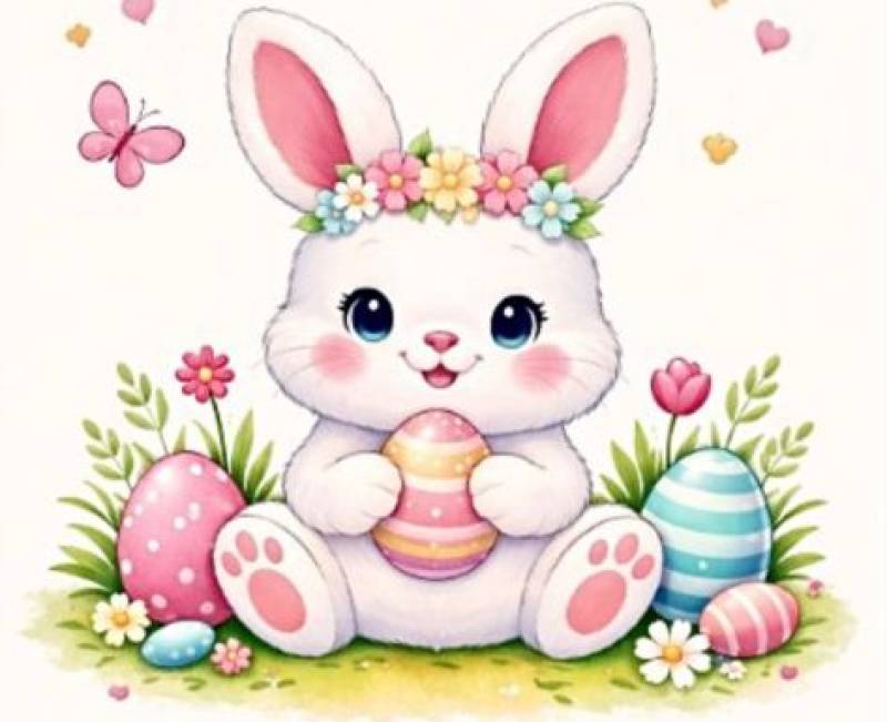 April 5 Easter bunny visits La Torre Golf Resort!