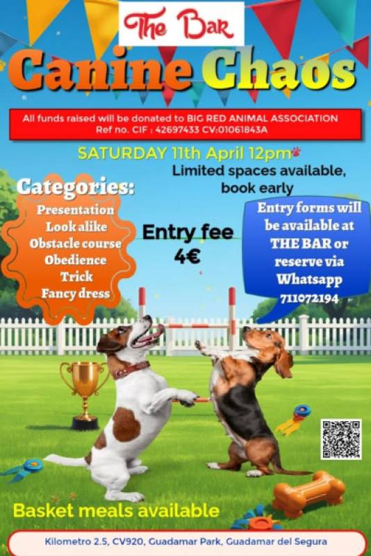 April 11 Guardamar dog show to raise funds for local animal rescue