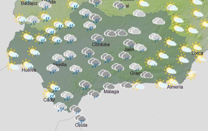 Rain set to return this week as sunny Easter comes to a close in Andalucía: Weather forecast April 6-9