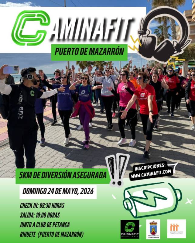 May 24 CaminaFit Music Walk in Mazarrón