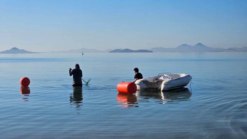 Coastal algae and seagrass removal finally begins in Águilas and Los Alcázares 