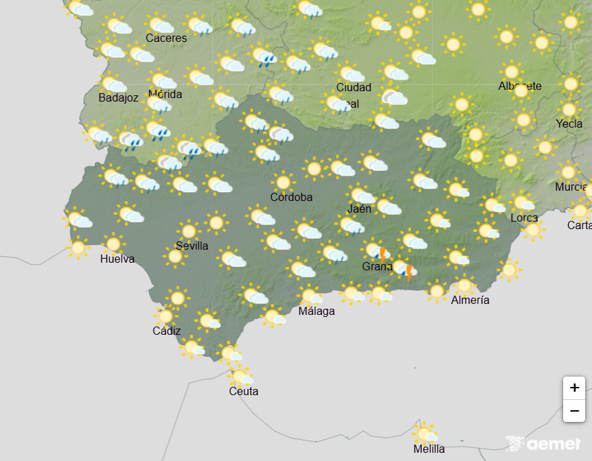 Andalucía weather forecast June 15-18: Temperatures climb steadily over the coming days
