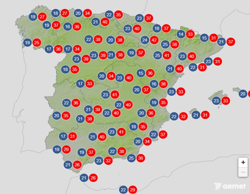 Heatwave peaks before temperatures ease: Spain weather forecast June 22-25