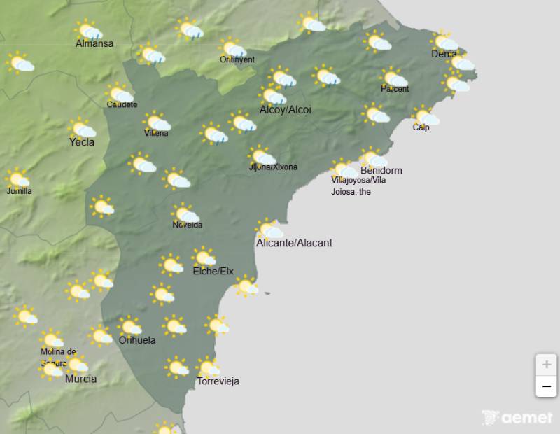 Thunderstorms bring relief mid-week: Alicante weather forecast June 29-July 2