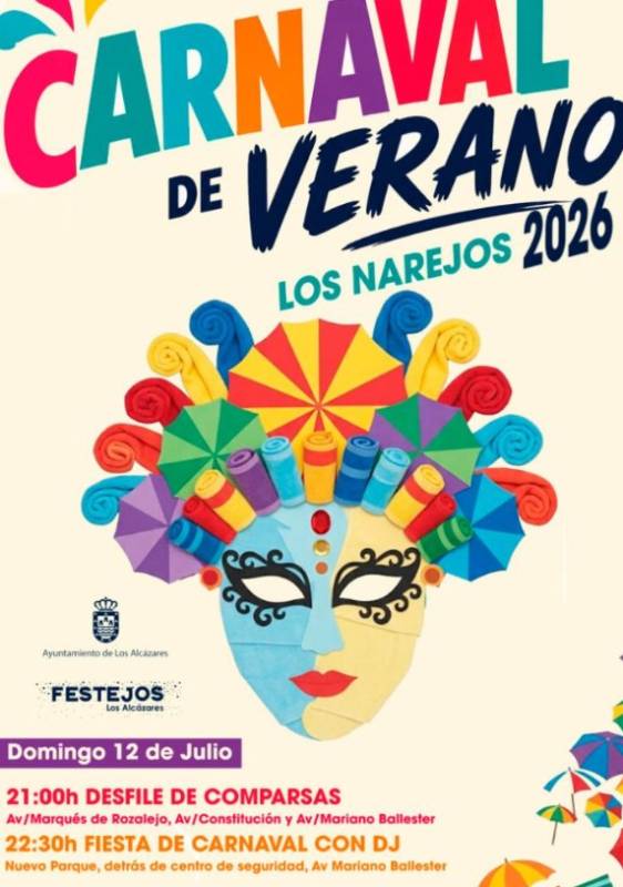 July 12 Summer Carnival in Los Narejos