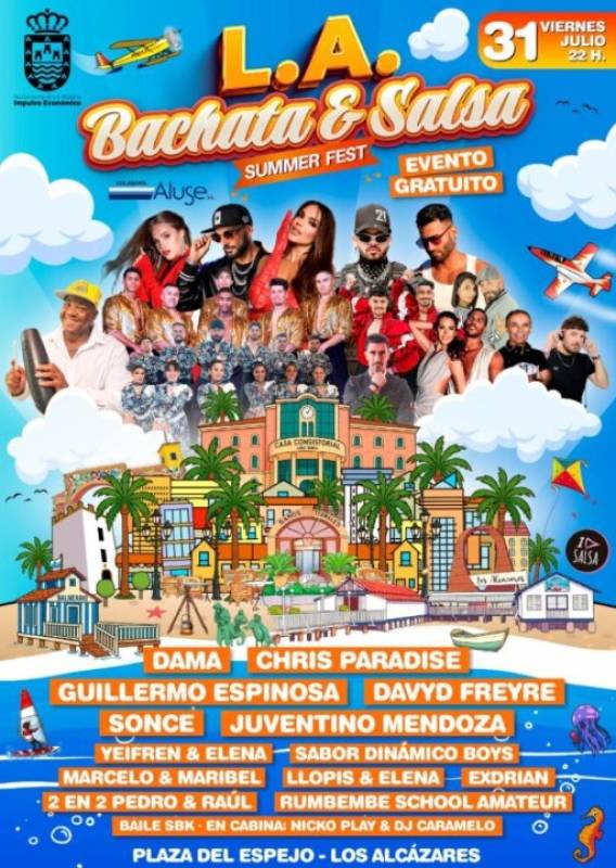 July 31 Bachata Fest in Los Alcázares