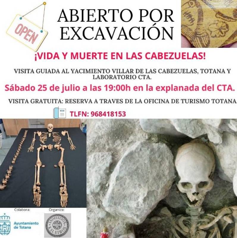 July 25 Free guided tour of the fascinating site of Las Cabezuelas in Totana