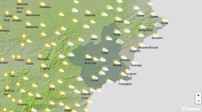 Storms, hail and rain on the way: Murcia weather forecast August 20-23