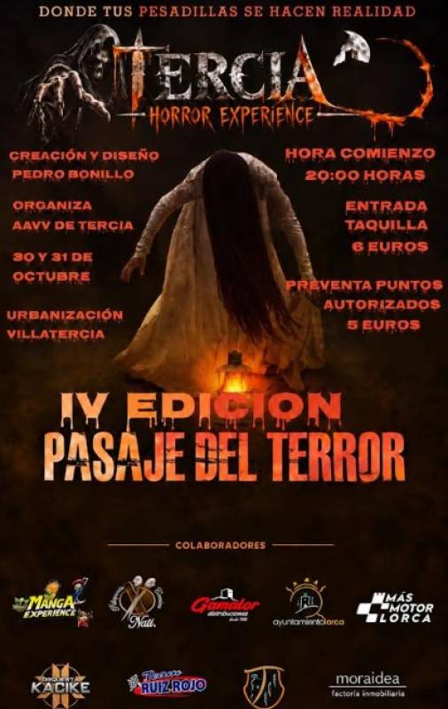 October 30 and 31 Terror Tunnel and other activities in the Lorca district of Tercia