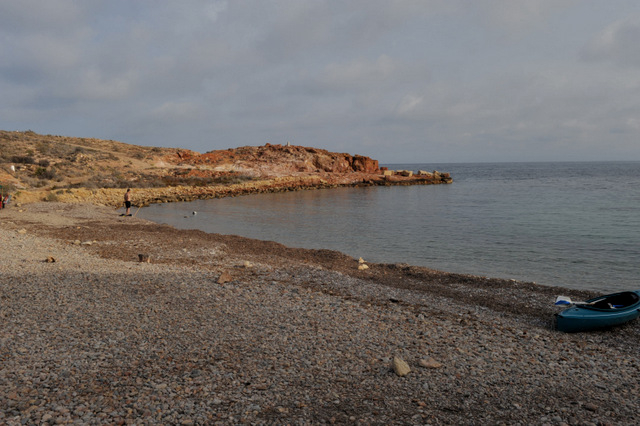 Mazarrón beaches: Playa de la Grúa, nudist beach